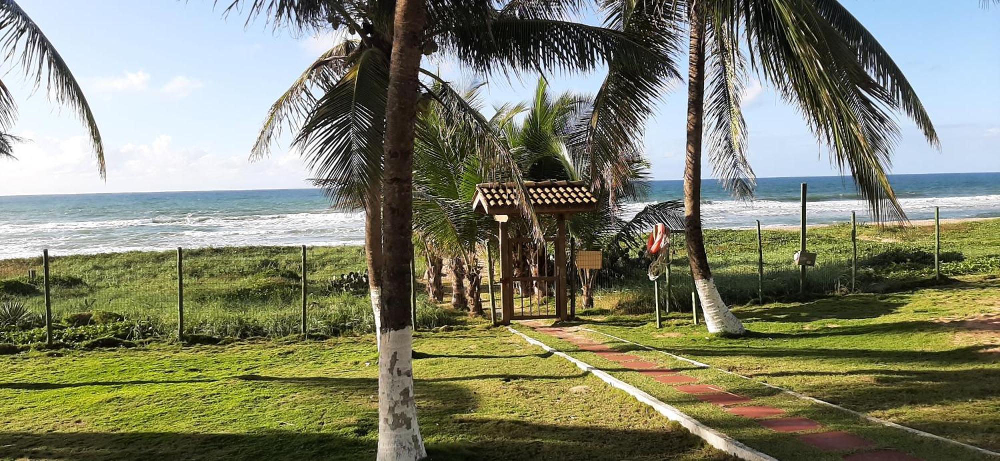 Willa Chale Brisa Mar Pe Na Areia Em Barra Do Jacuipe Camaçari Zewnętrze zdjęcie