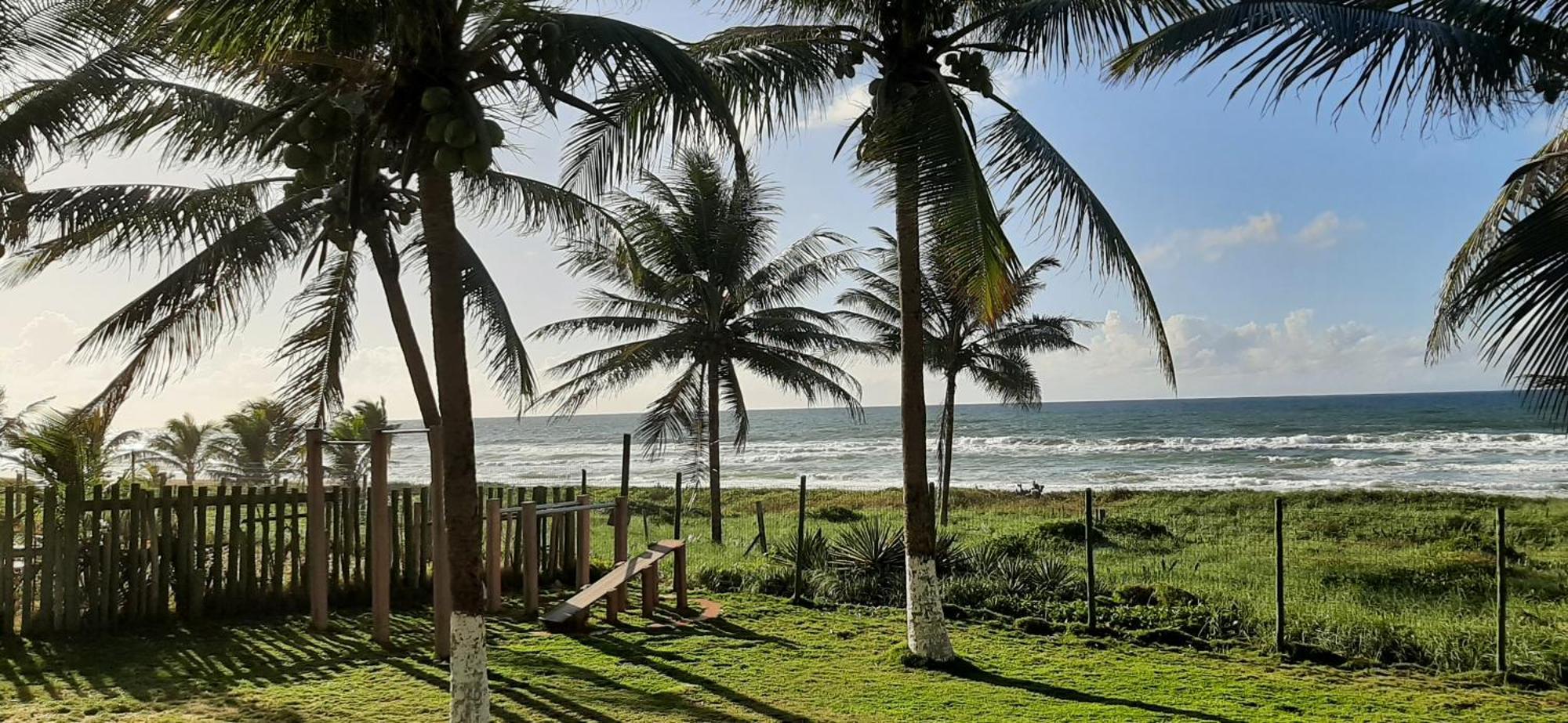 Willa Chale Brisa Mar Pe Na Areia Em Barra Do Jacuipe Camaçari Zewnętrze zdjęcie