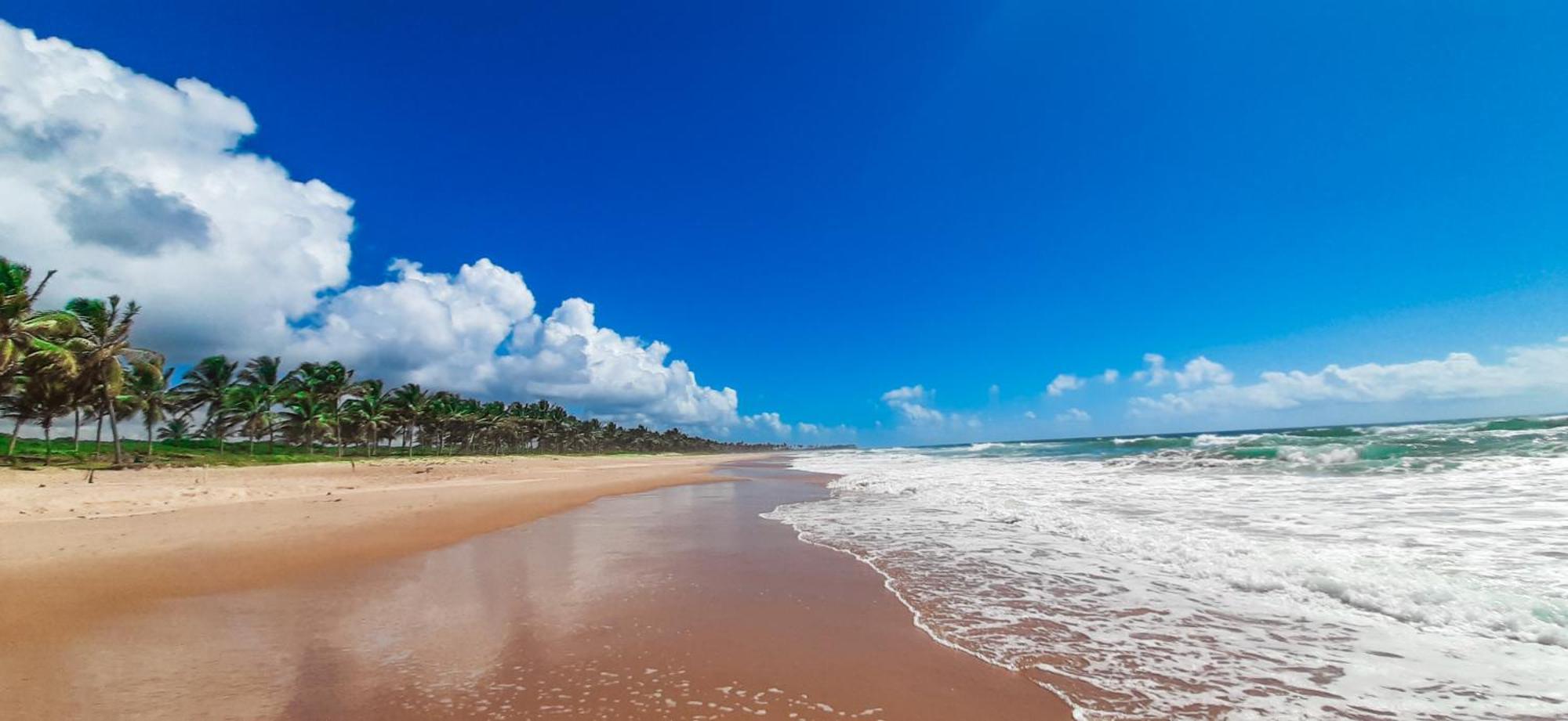 Willa Chale Brisa Mar Pe Na Areia Em Barra Do Jacuipe Camaçari Zewnętrze zdjęcie