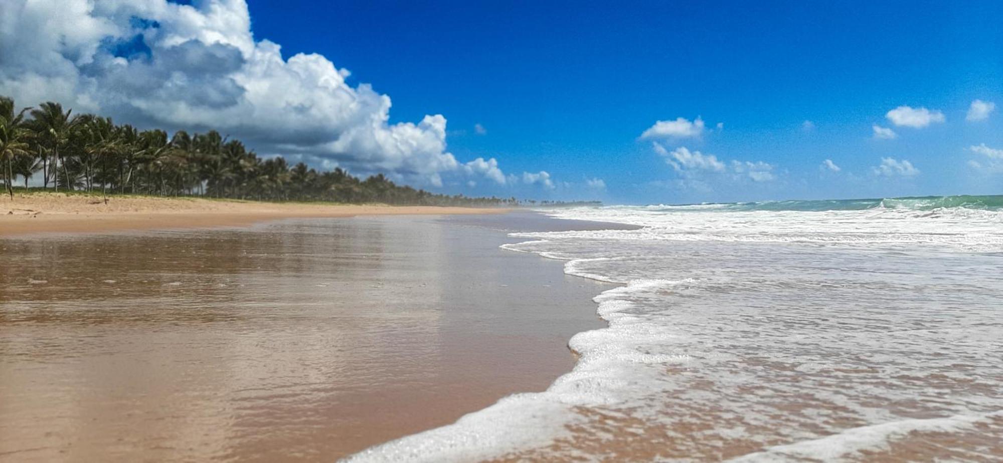 Willa Chale Brisa Mar Pe Na Areia Em Barra Do Jacuipe Camaçari Zewnętrze zdjęcie