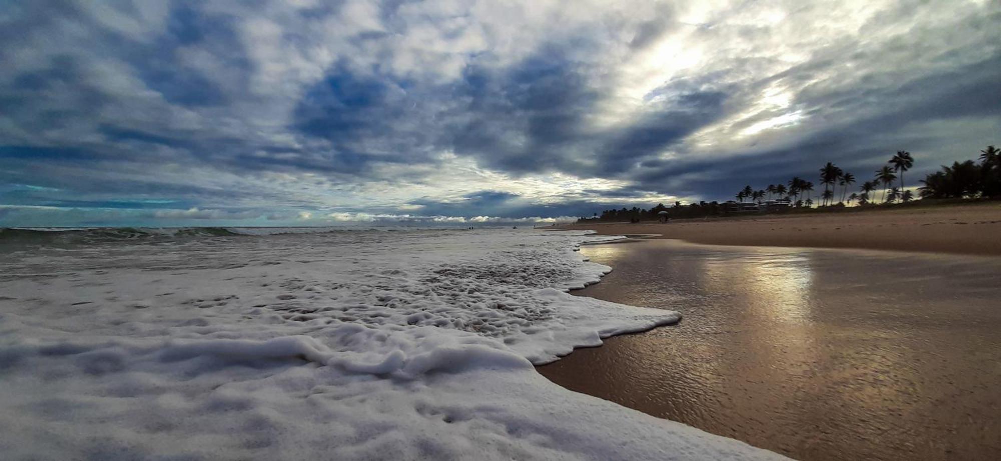 Willa Chale Brisa Mar Pe Na Areia Em Barra Do Jacuipe Camaçari Zewnętrze zdjęcie