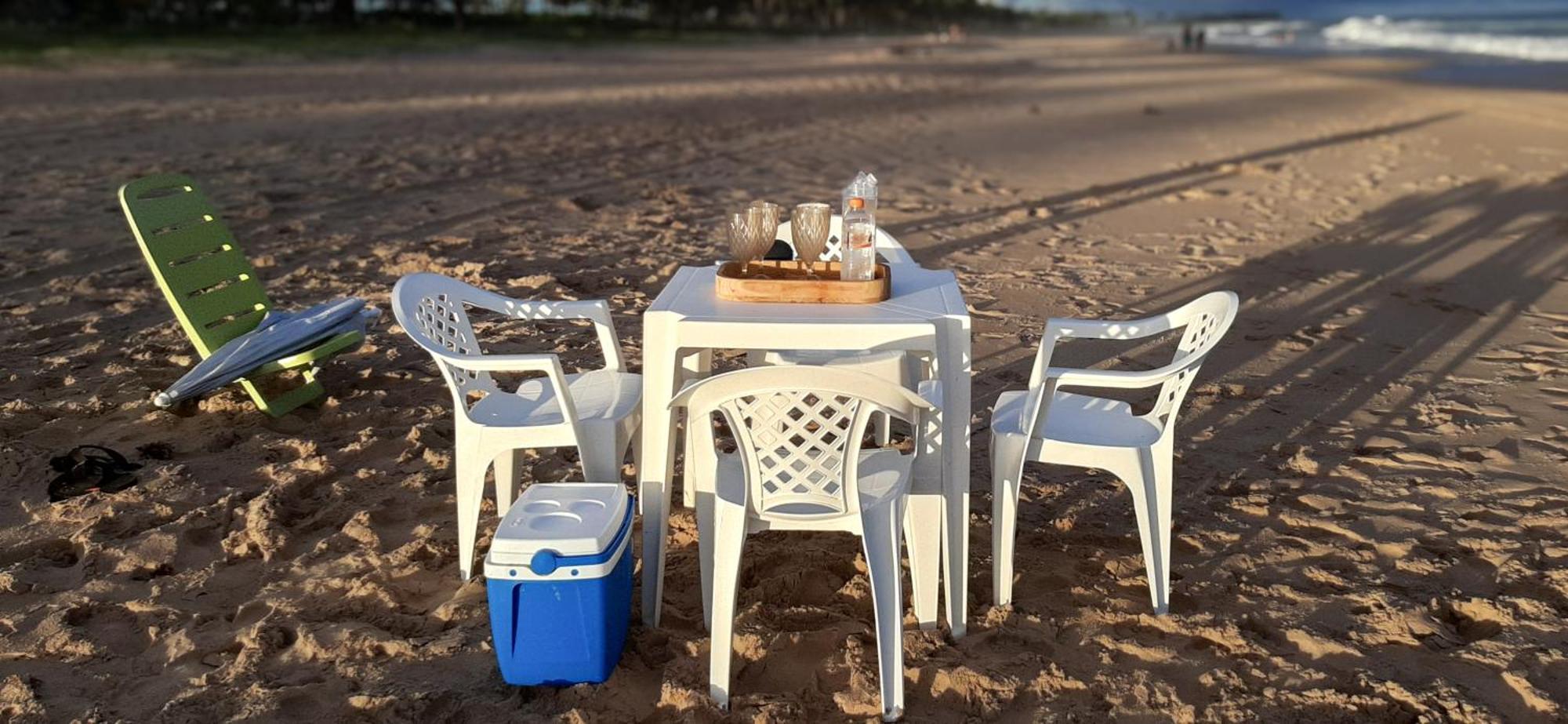 Willa Chale Brisa Mar Pe Na Areia Em Barra Do Jacuipe Camaçari Zewnętrze zdjęcie